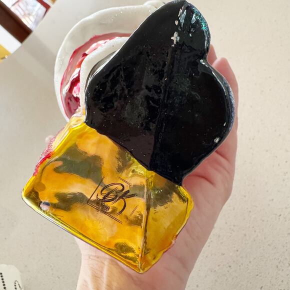 BK Blown Glass Christmas Ornament 1998 Santa with Sack of Gifts 9 inches tall - Picture 7 of 7